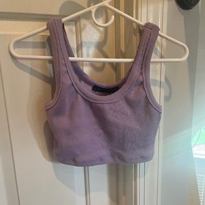 Purple Crop top